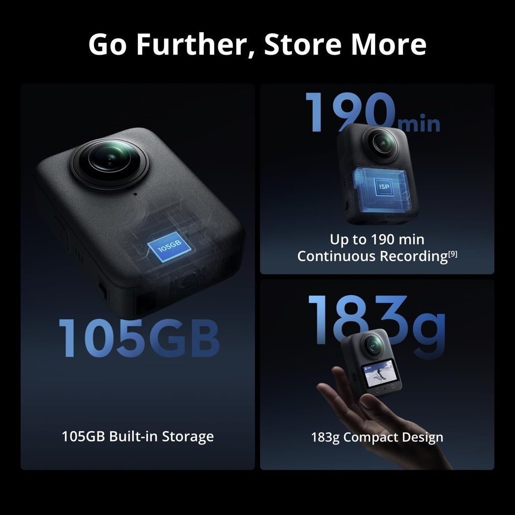 DJI Osmo 360 Essential Combo, 360 Action Camera
