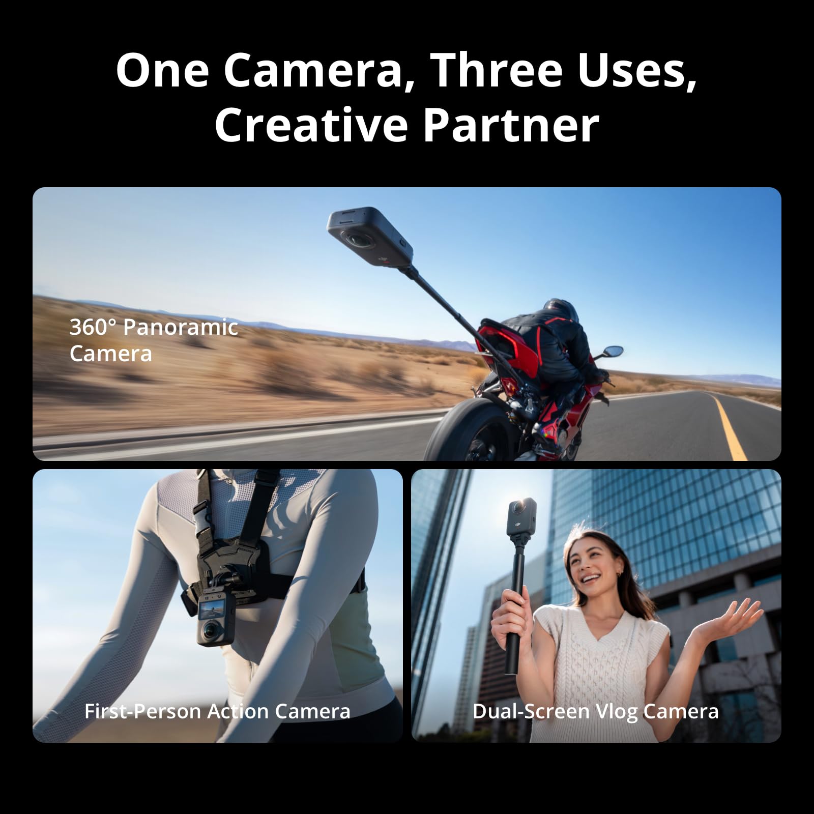DJI Osmo 360 Essential Combo, 360 Action Camera