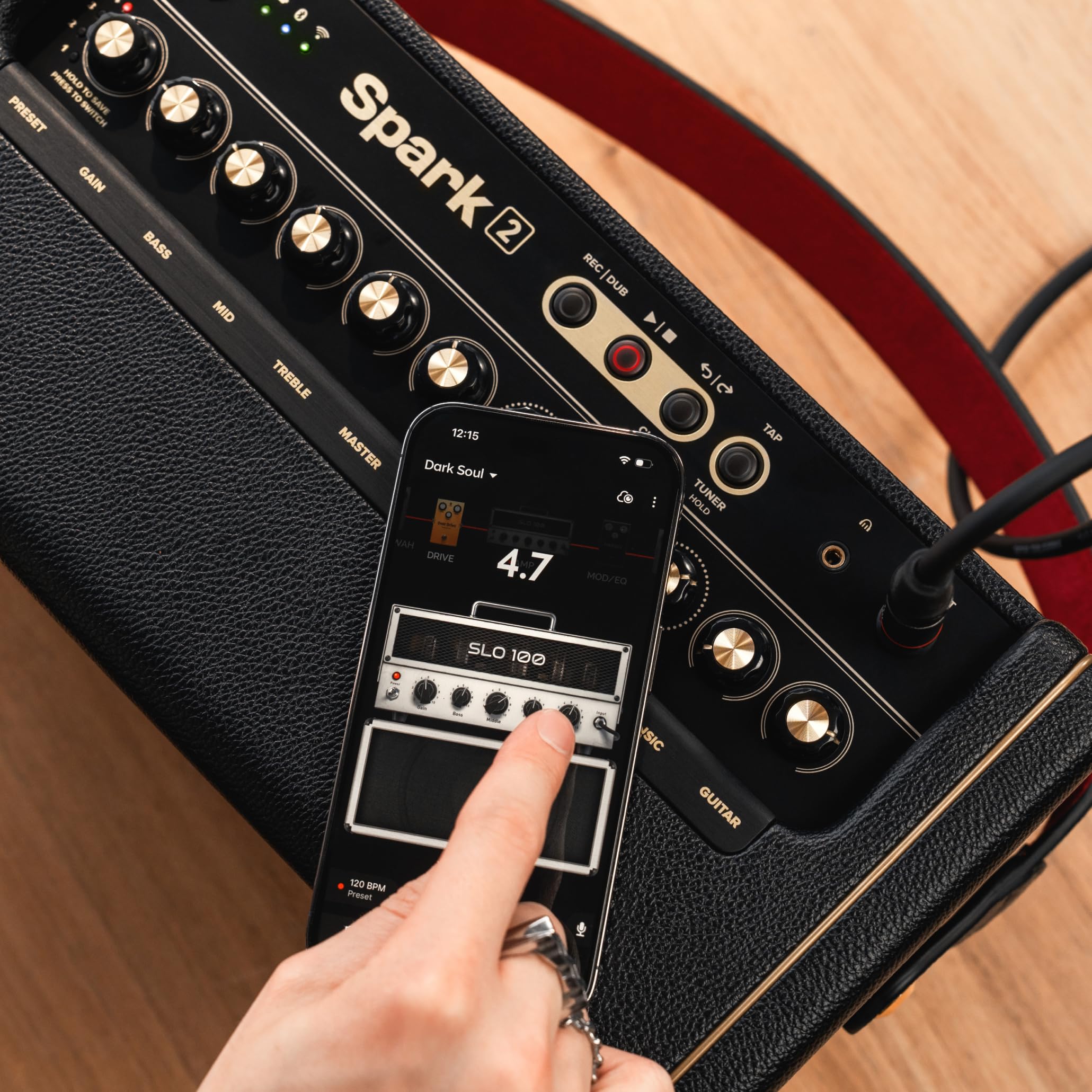 Positive Grid Spark 2 50W Smart Guitar Practice Amp & Bluetooth Speaker