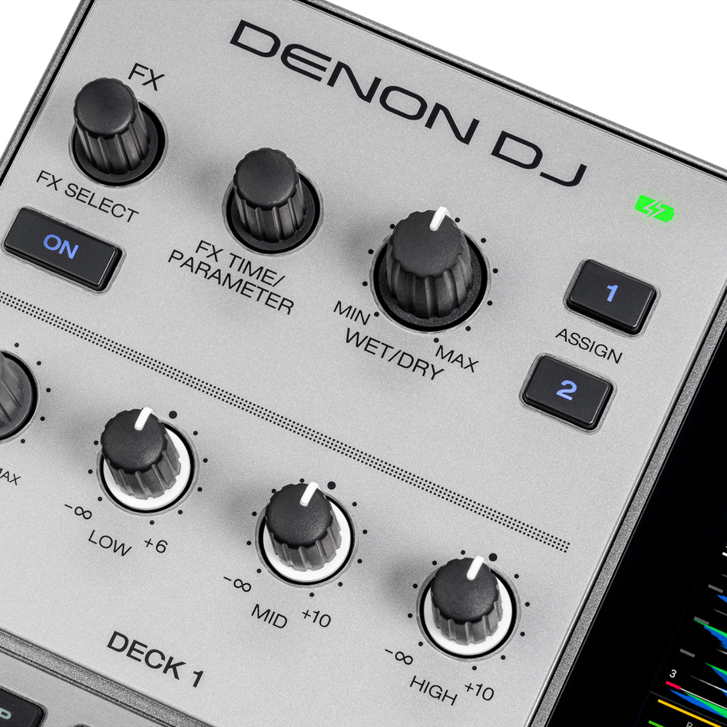 Denon DJ PRIME GO+ Standalone Portable DJ Controller with Streaming